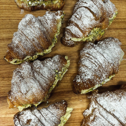 Pistachio Croissants